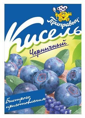 Кисель черника Приправыч, 110 гр., картон