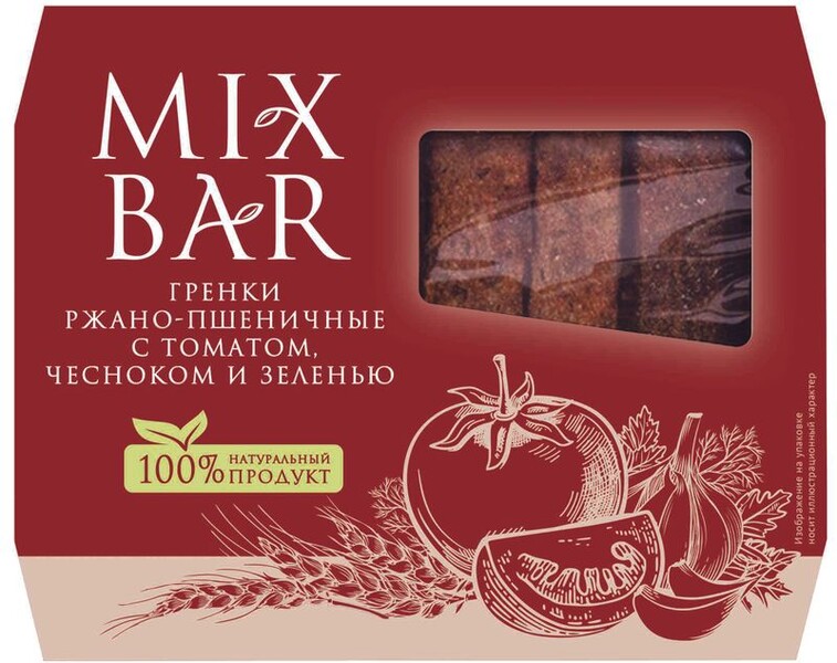 MIX-BAR Гренки том/чес/зел.70г