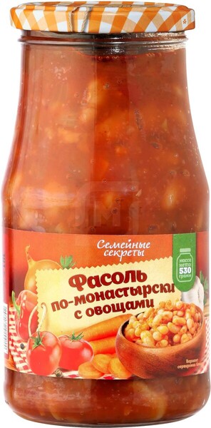 Фасоль с овощами по-монастырски