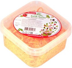 Салат Fresh Secret морковный с сыром и чесноком 400 г