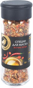 Приправа АШАН Золотая птица для масел жгучие перцы, 50 г