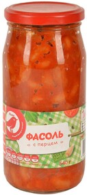 Фасоль пикантная с перцем АШАН, 540 г