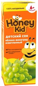 Сок Honey Kid яблоко-виноград  0.2л