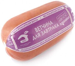 Ветчина Мясная Лавка Для Завтрака ГОСТ в/с белк/об газ.уп., 1кг