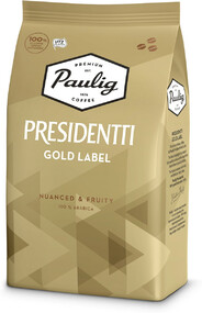 Кофе Paulig Presidentti Gold Label в зернах 1 кг