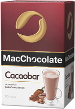 Какао-напиток MacChocolate Cacaobar, 10 ШТ ПО 20 Г