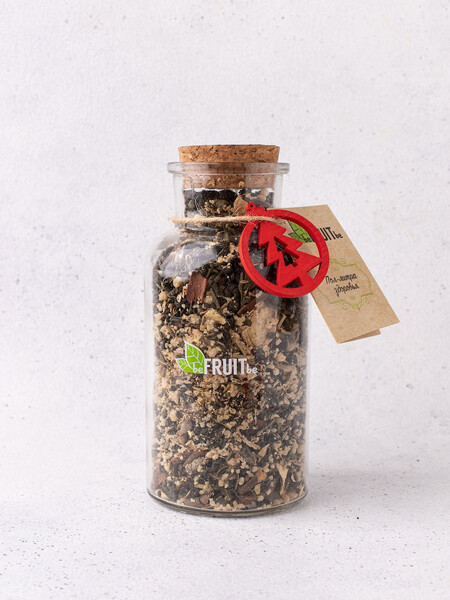 чай зеленый с имбирем, корицей и медом