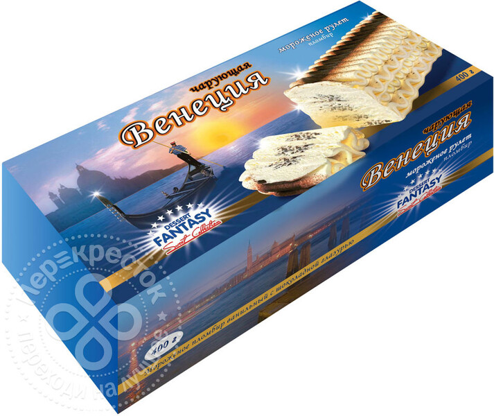 Мороженое Dessert Fantasy Чарующая Венеция 12% 400г