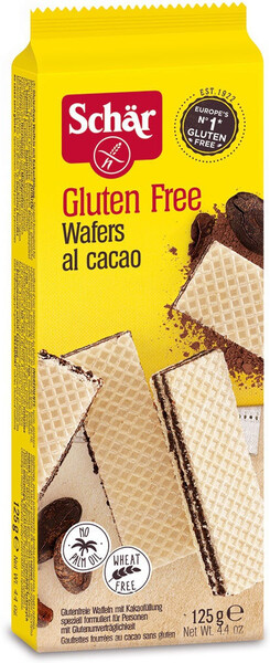 Вафли Schar с какао без глютена 125г