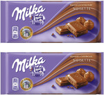 Молочный шоколад Milka Noisette с Орехово-шоколадной начинкой (пралине) 100 гр.