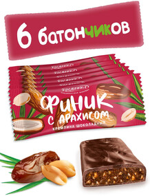 Батончик Кремлина Финик шоколадный с арахисом 30 г