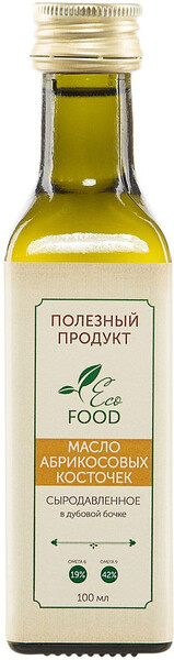 Масло абрикосовых косточек, сыродавленное в дубовой бочке 100 мл