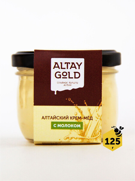 Алтайский крем-мед с молоком